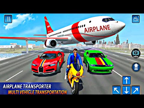 City Flight Airplane Pilot Car Plane Transporter | Airplane Simulator Car Plane in City | GamePlays