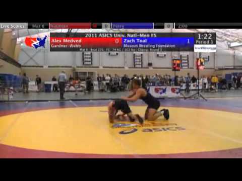 University Freestyle 74kg - Zach Toal vs. Alex Medved