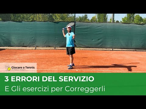 3 ERRORI nel SERVIZIO a Tennis e Come Correggerli Subito