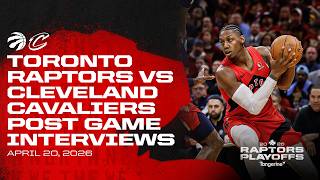 Toronto Raptors Full Media Availability | RD1 GM2 Post Game at Cleveland Cavaliers | April 20, 2026
