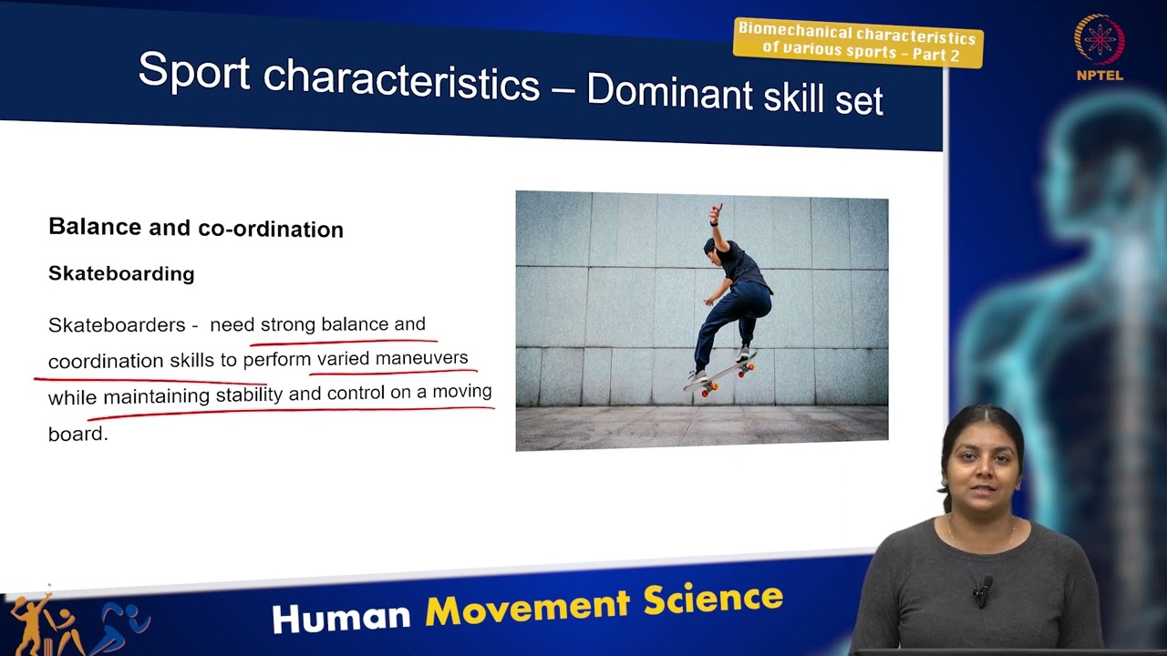 Biomechanical characteristics of various sports - Part 2