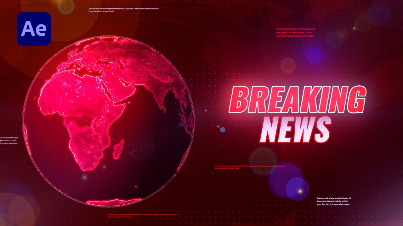 Breaking News Intro | After Effects Tutorial