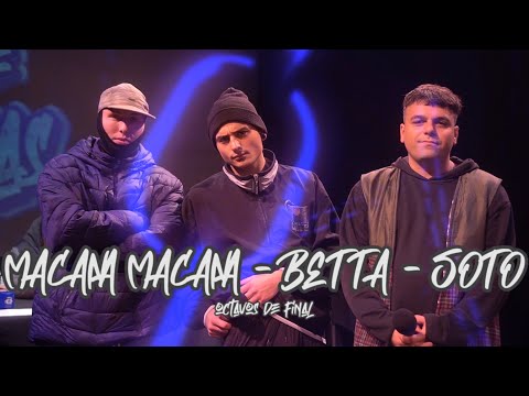 MACANA MACANA VS BETTA VS SOTO - OCTAVOS - ROMPE CADENAS FREE - FECHA 3 TORNEO 2023