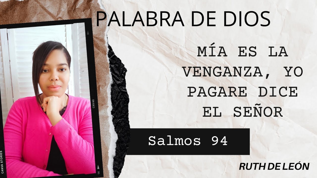 MÍA ES LA VENGANZA, YO PAGARE DICE EL SEÑOR