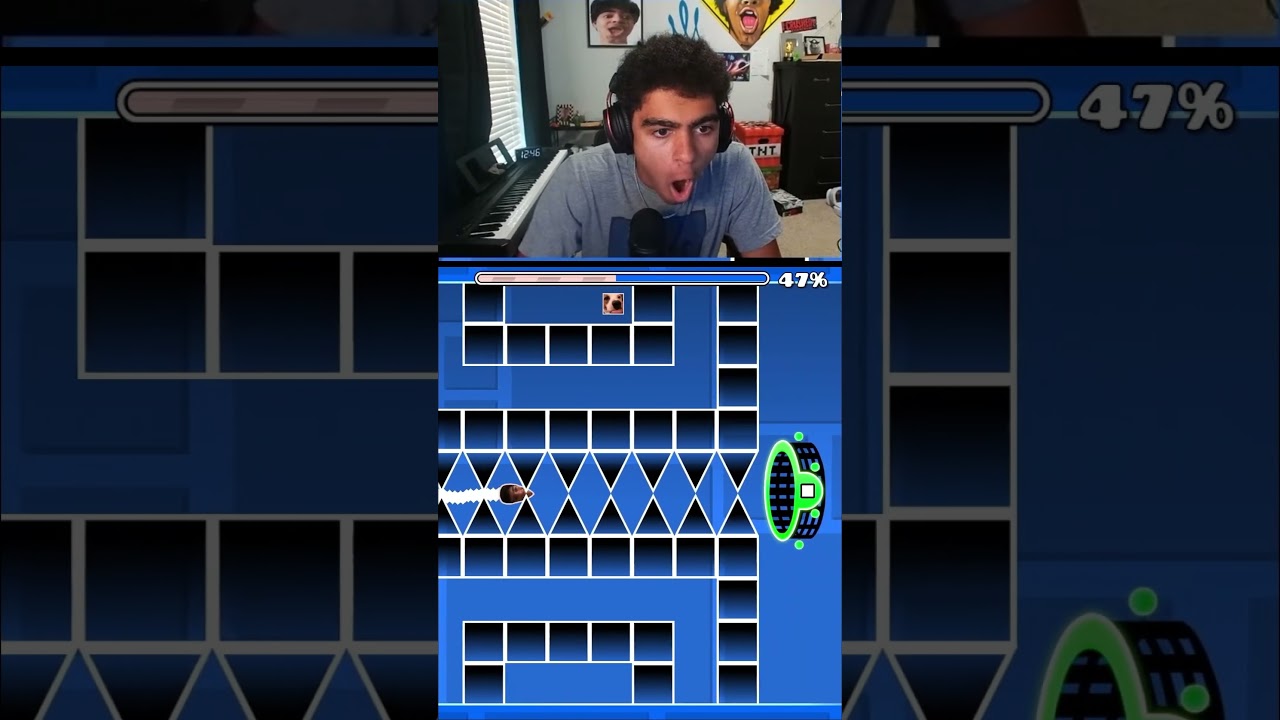 Bro celebrated too early💀 #kingsammelot #geometrydash