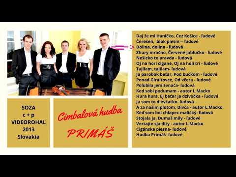 Cimbalová hudba PRIMÁŠ, 1.časť CD, Slovenské , Slovak ,