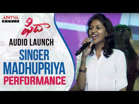 Singer Madhu Priya Vachinde Song Performance At Fidaa Audio Launch | Varun Tej, Sai Pallavi
