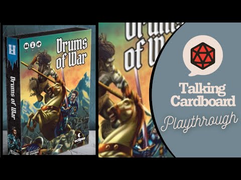 Drums of War Solo Play Tutorial with Talking Cardboard and Eclipse Editorial! 