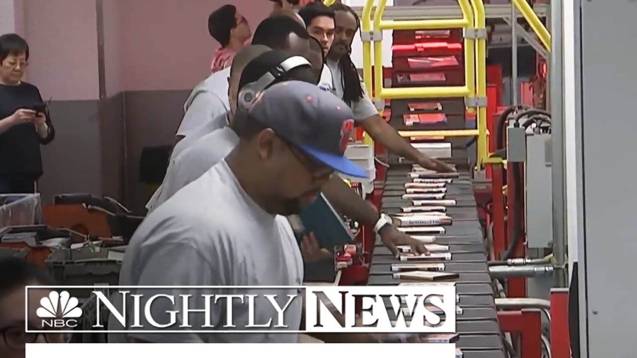 These Library Book Sorters Battle to Win Fastest in Country | NBC Nightly News