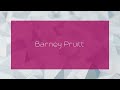 Barney Pruitt Appearance