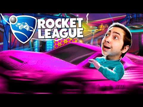 alanzoka jogando Rocket League, ganhando algumas mas nem todas