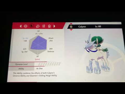 Pokemon Sword Soft Reset For Jolly Nature Ice Rider Calyrex