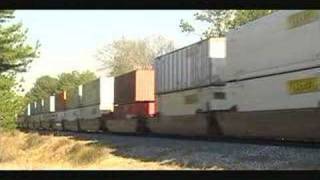preview picture of video 'CSX R-184 By North Macon Siding'