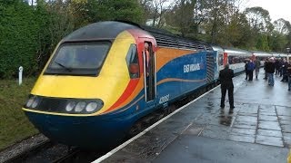 preview picture of video 'East Midland Trains HST 125 visits the Keighley and Worth Valley Railway'
