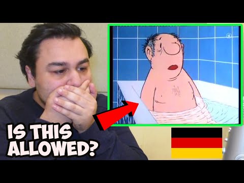 British Reaction To Loriot - Bath tub talks (German Comedy)