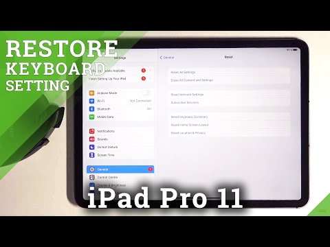 How to Reset Keyboard Dictionary in iPad Pro 10 - Remove Keyboard Language