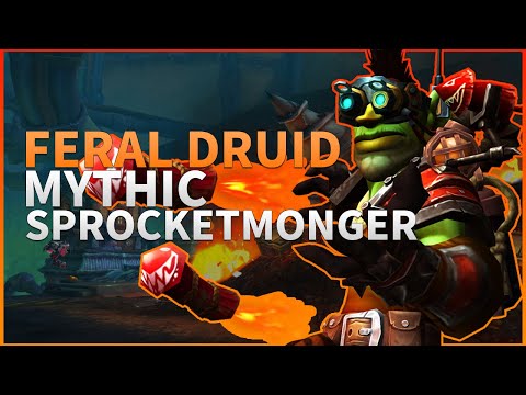 Vindicatum vs. Mythic Sprocketmonger Lockenstock | Feral Druid PoV
