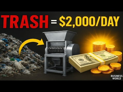 7 Recycling Machines That Turn Trash Into $2,000/Day | Small Business Ideas 2025