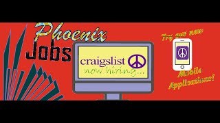 (Phoenix Jobs) Craigslist Now Hiring Immediately - General Labor