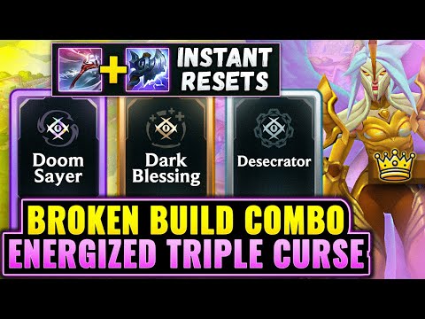 Infinite Scaling Curse Kayle: One Auto = 3 Stacks of Runecarver | League Arena Gameplay