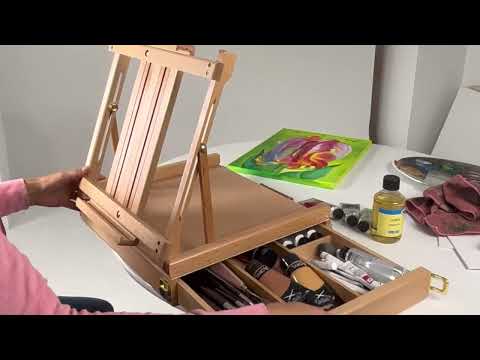 Professionelle Tischstaffelei auch für größere Formate