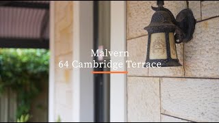 Video overview for 64 Cambridge Terrace, Malvern SA 5061