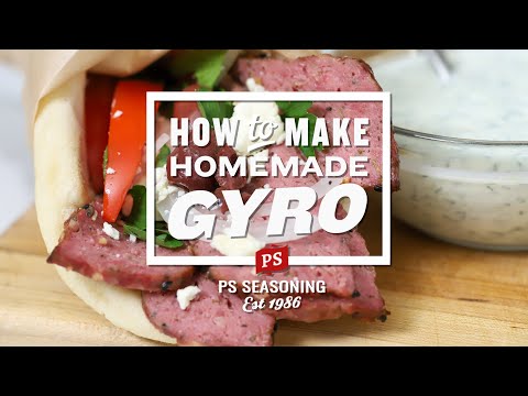 Homemade Smoked Gyros | Lamb & Beef Gyro Recipe