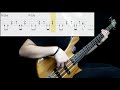 Radiohead - The Bends (Bass Cover) (Play Along Tabs In Video)