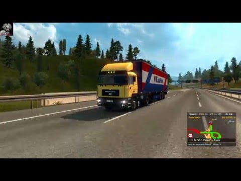 Euro Truck Simulator 2(Обзор MAZ-MAN)