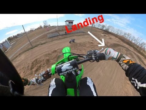 Crazy Riding on a 2023 Kawasaki Kx 250f