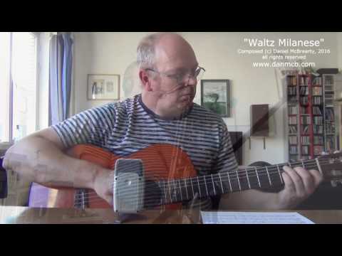 Jazz saxophone guitar duet - Waltz Milanese (Daniel McBrearty)