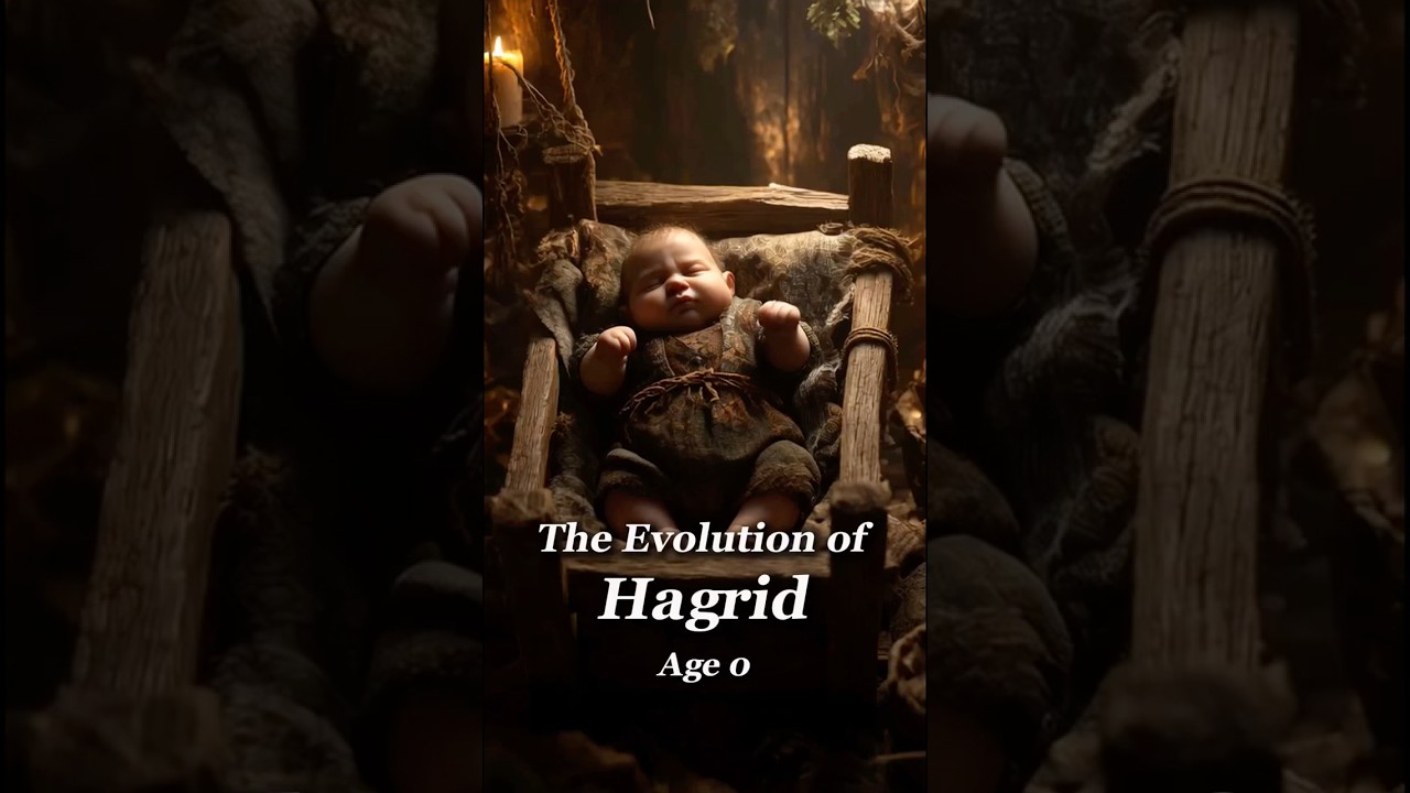 Evolution of Hagrid #harrypotter #hagrid #wizardingworld #evolution #ai