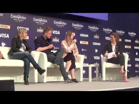 ESCKAZ in Kyiv: Press conference from Blanche - Belgium