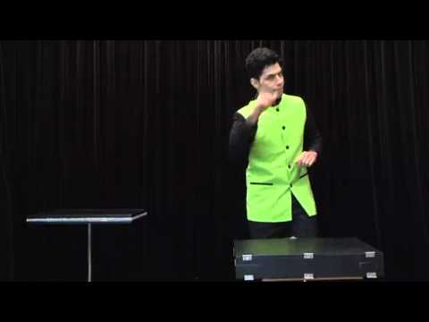 Appearing Two Hamed's CD Players From Empty Briefcase (Tora Magic) www.toramagic.com