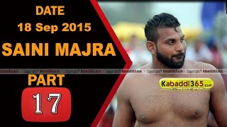 (13) Saini Majra (Mohali) Kabaddi Touranament 18 Sep 2015