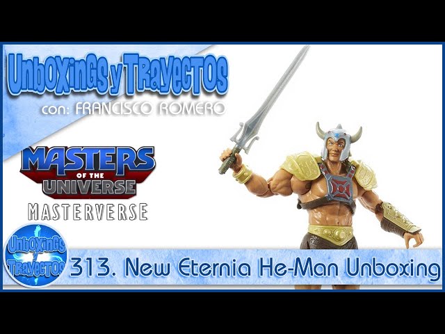 Vídeo relacionado con Masters Of The Universe Eternia He-Man vikingo Figura de acción de juguete (Mattel HDR37)