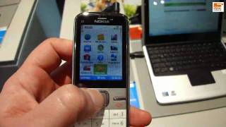 Nokia C5 - menu - targi CeBIT - GSMonline.pl