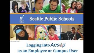 Aesop Sub Management Services: How to login