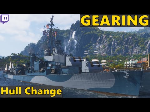 Gearing - 11.5 - Lowered Hull Change | World of Warships