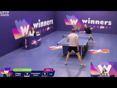 WINners CUP table 1 20.01 Prilepa Dmitrii - Inozemtsev Vadim  20:00