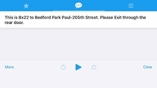 Bx22 Bus Announcement