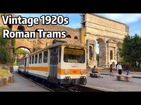 ⁴ᴷ⁶⁰ Exploring Rome's Vintage Tramway - The Rome/Centocelle Line