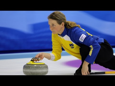 CURLING: AUT-SWE World Mixed Doubles Chp 2015 - HIGHLIGHTS