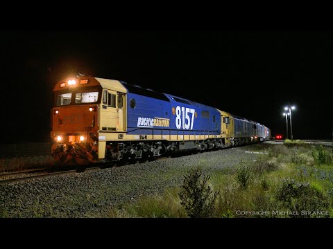 7901V Mildura Container Train Departs Gheringhap Loop (11/10/2021) - PoathTV Australian Railways