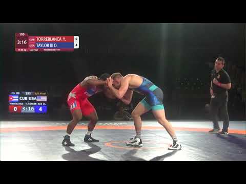 1/2 FS - 86 kg: Y. TORREBLANCA  (CUB) v. D. TAYLOR III (USA)