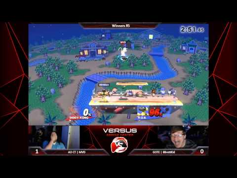 VS Weekly 3/19/15 - Winners Semis - 8Bitman (R.O.B.) vs. MVD (Diddy Kong) - Smash 4
