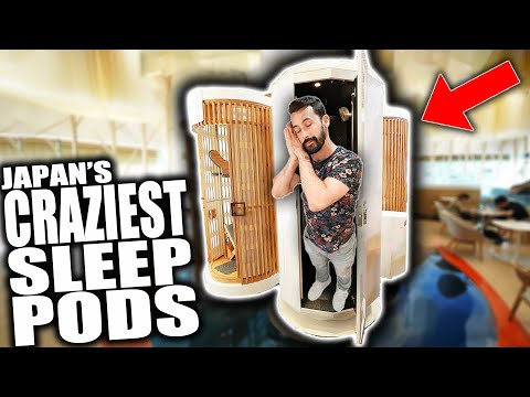 我嘗試了日本最古怪的迷你睡眠艙 (I Tried Japan's WEIRDEST TINY Sleep Pods)