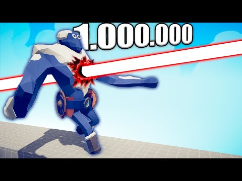 1.000.000 DAMAGE ELECTROMAGNETIC GUN vs UNITS - TABS | Totally Accurate Battle Simulator 2023