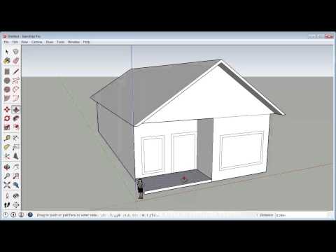 Sketchup Fast 3D House Tutorial (Basic)