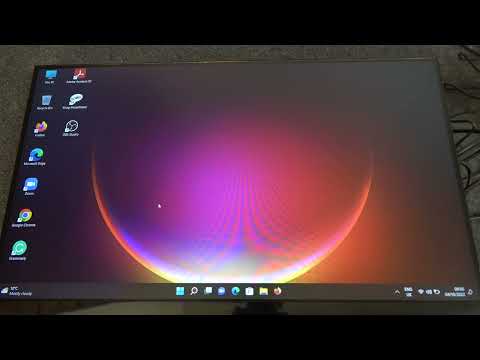 Xiaomi Desktop Monitor Screen - How To Adjust Contrast